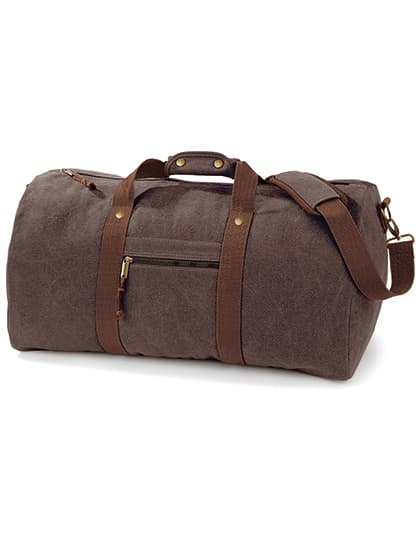 Vintage Canvas Holdall — Vintage Brown