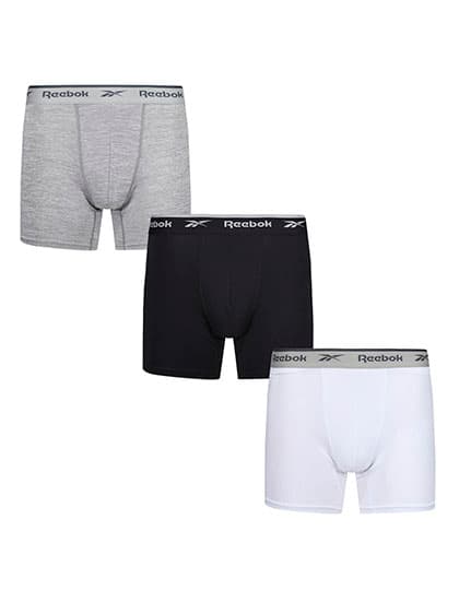 Men´s Medium Sports Trunk - Ainslie (3 Pair Pack) — Black