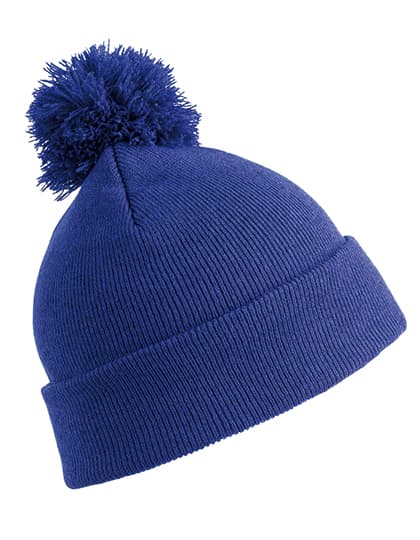 Pom Pom Beanie — Royal