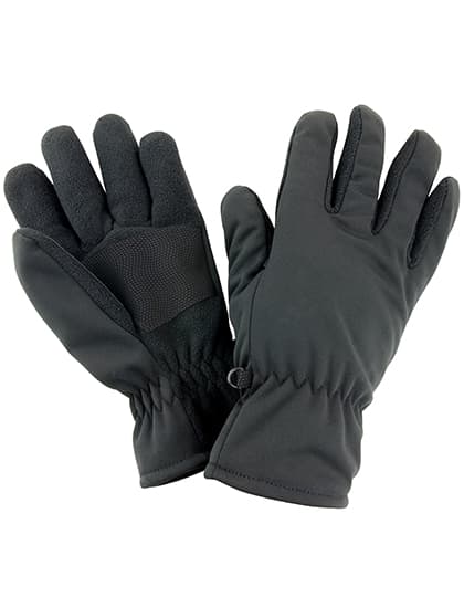 Softshell Thermal Glove — Black
