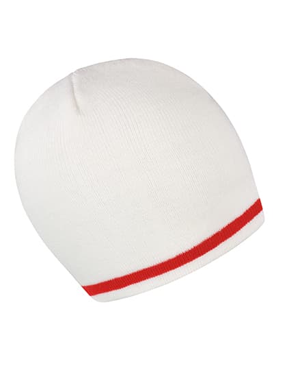 National Beanie — White