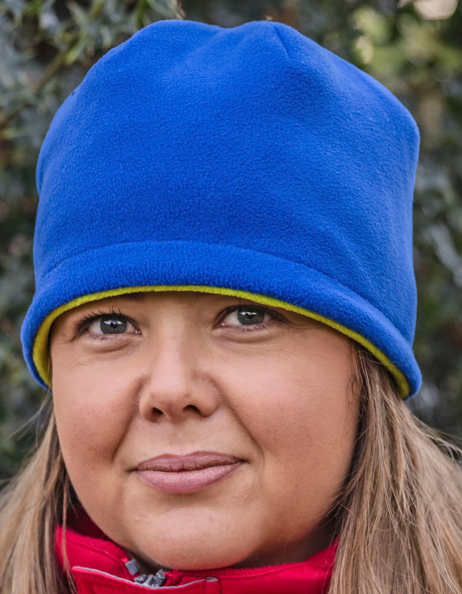 Reversible Fleece Skull Hat