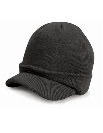 Esco Army Knitted Hat — Charcoal Grey