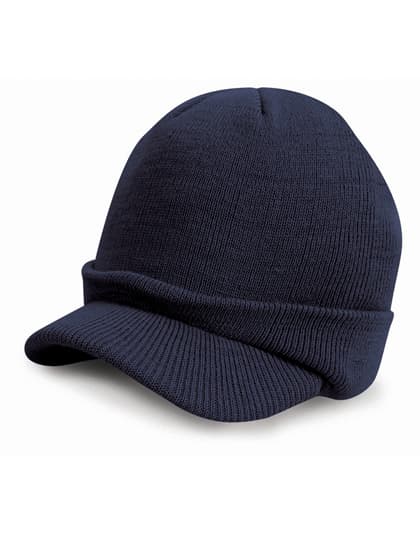 Esco Army Knitted Hat — Navy