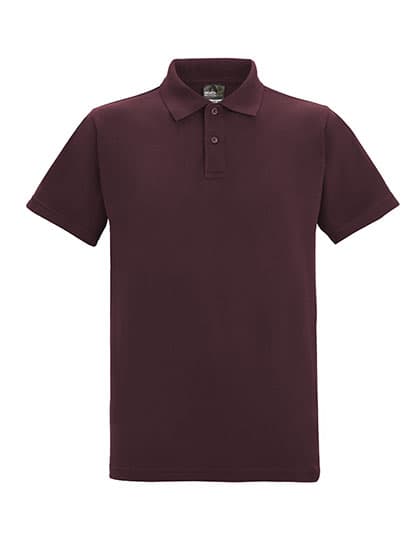 50/50 Polo — Burgundy