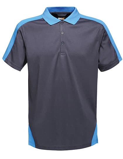 Contrast Coolweave Polo — Navy