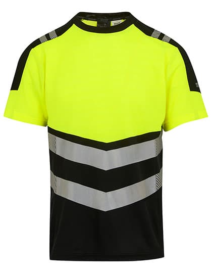 Hi-Vis X-Pro T-Shirt (Class 1) — Black