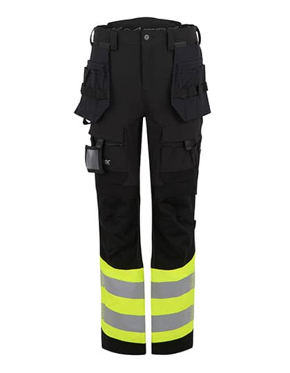 Hi-Vis X-Pro Stretch Holster Trouser (Class 1) — Black