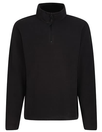 Micro Zip Neck — Black