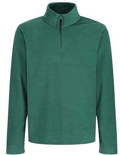 Micro Zip Neck — Bottle Green