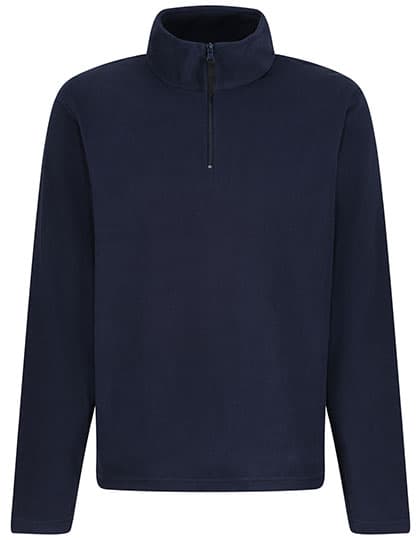Micro Zip Neck — Dark Navy
