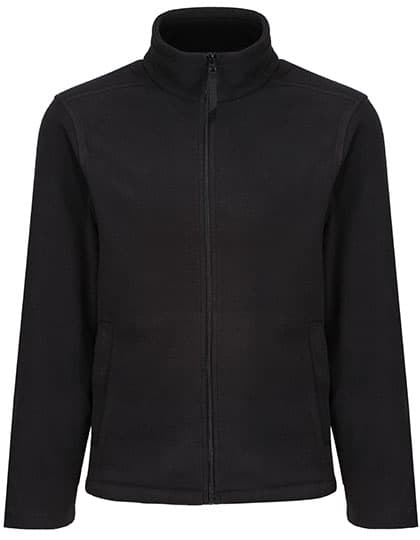 Micro Full Zip Fleece — Black
