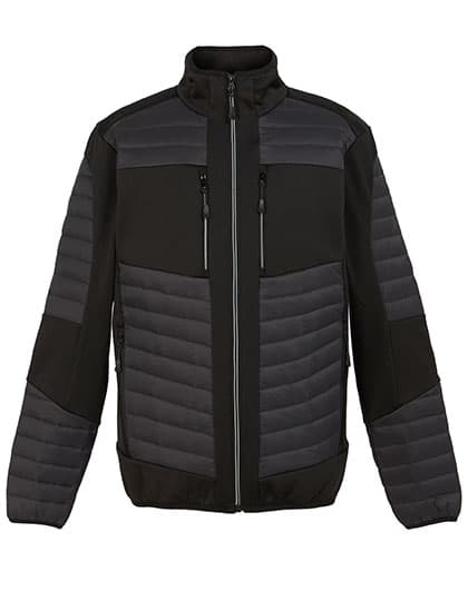 E-volve Unisex Thermal Hybrid Jacket — Ash (Heather)