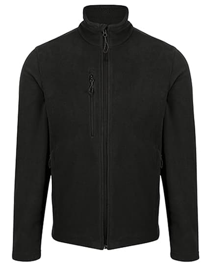 Honestly Made Recycled Full Zip Fleece Jacket — Black