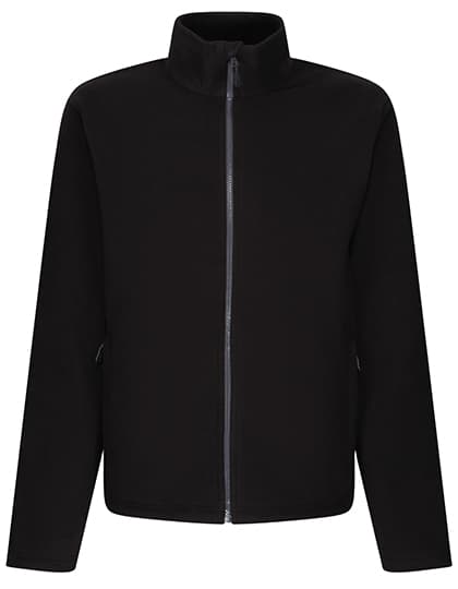 Honestly Made Recycled Full Zip Microfleece — Black