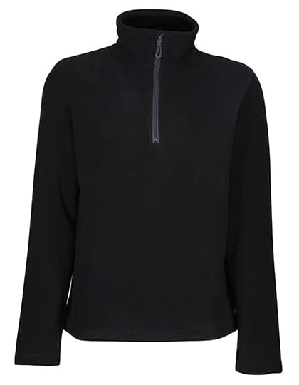 Honestly Made Recycled Half Zip Fleece — Black