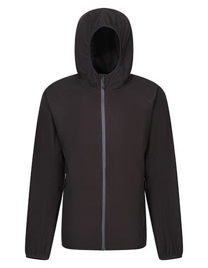 Navigate Hooded Full Zip Fleece — Black