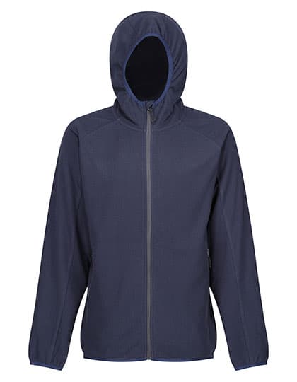Navigate Hooded Full Zip Fleece — Navy