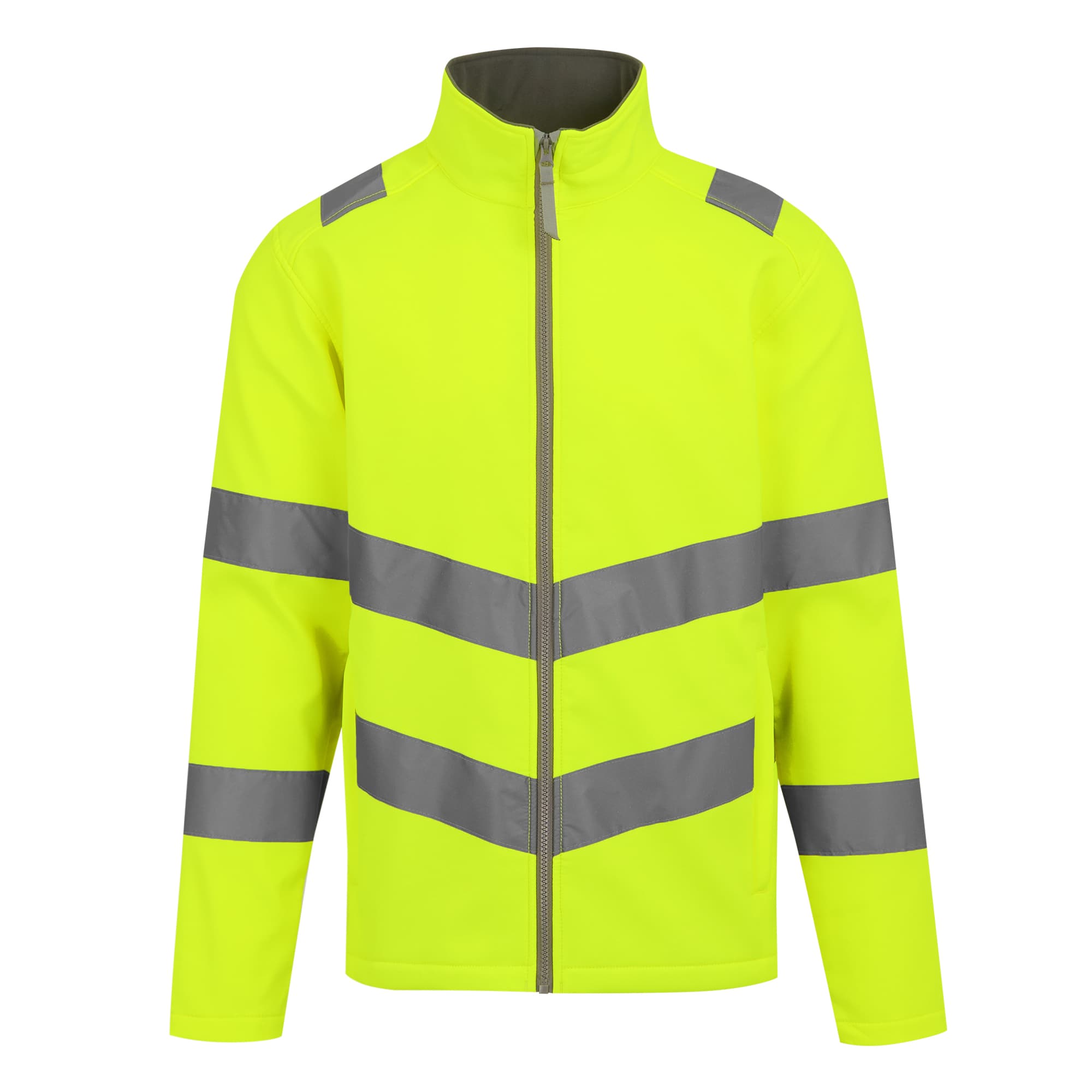 Pro Contract Hi-Vis Ablaze 2L Softshell Jacket — Yellow