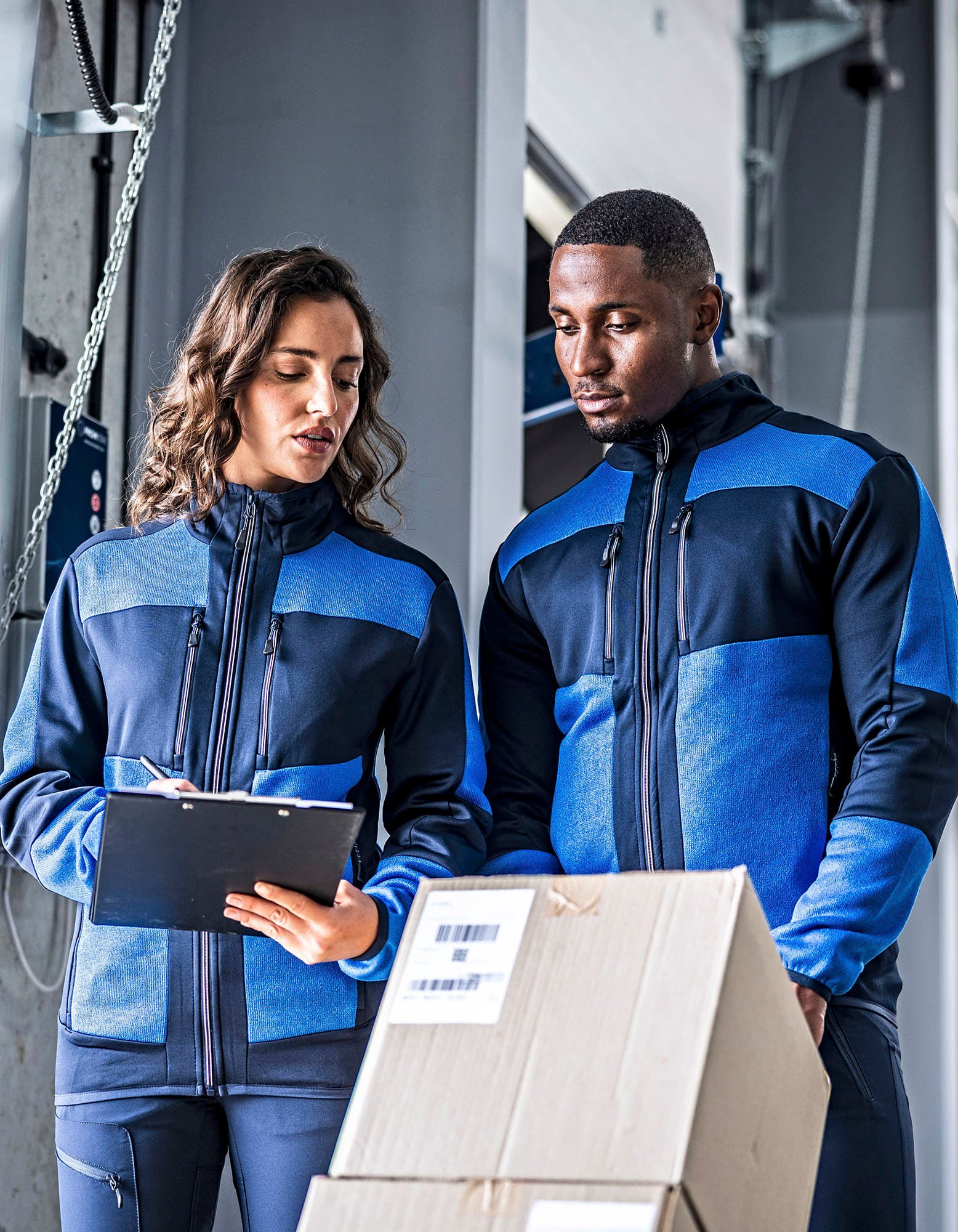 E-volve Unisex Knit Effect Stretch Midlayer Jacket