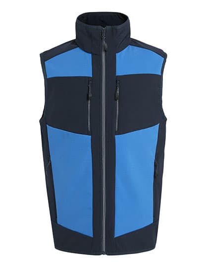 E-volve Unisex 2-Layer Softshell Bodywarmer — Strong Blue