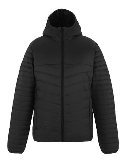 Loftlite Hooded Baffle Jacket — Black