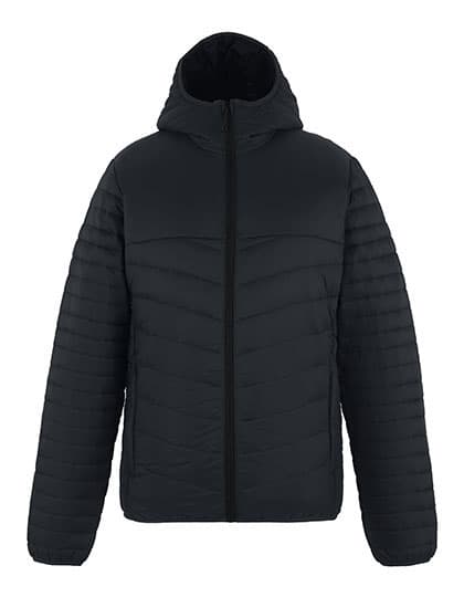 Loftlite Hooded Baffle Jacket — Seal Grey