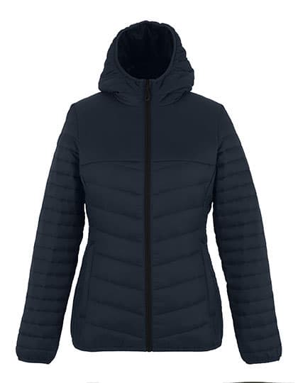 Women's Loftlite Hooded Baffle Jacket — Navy