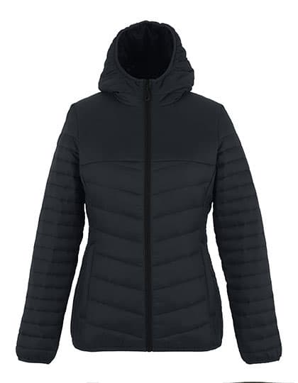 Women's Loftlite Hooded Baffle Jacket — Seal Grey