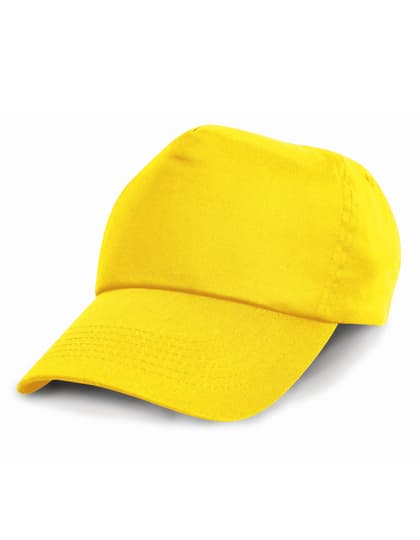 Junior Cotton Cap — Yellow