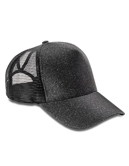 New York Sparkle Cap — Black