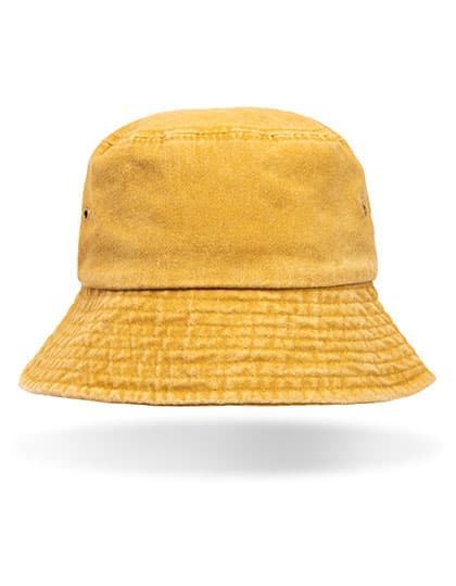 Pure Cotton Vintage Bucket Hat — Vintage Mustard