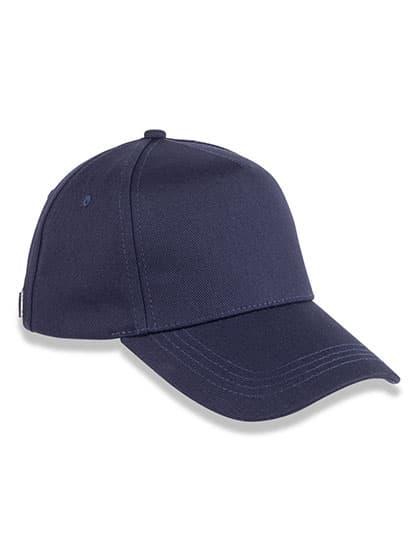 5-Panel Organic Cotton Cap — Navy