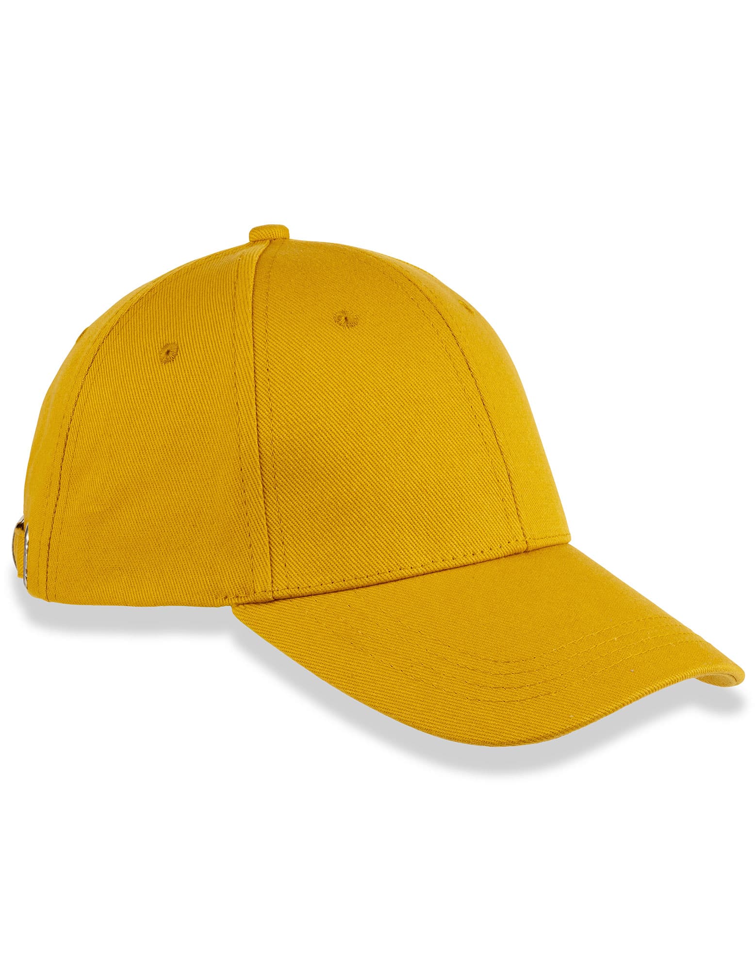 6-Panel Organic Cotton Cap — Mustard