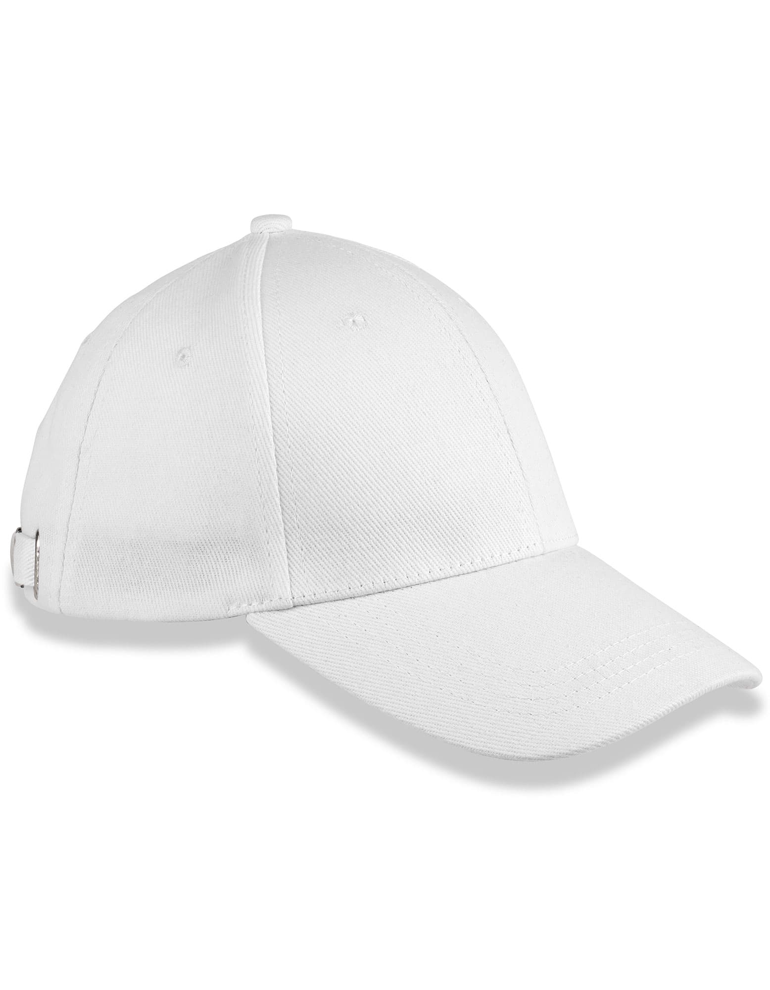 6-Panel Organic Cotton Cap — White