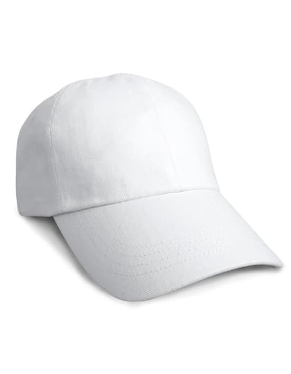 Heavy Cotton Drill Pro Style Cap — White
