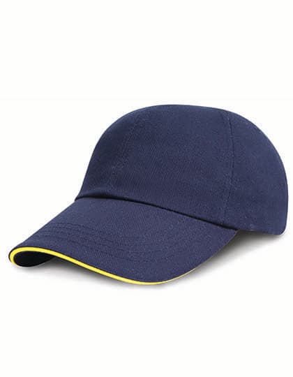 Heavy Brushed Cotton Cap — Navy
