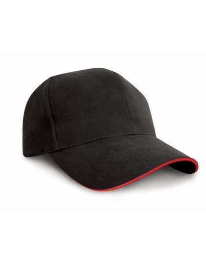 Pro-Style Heavy Cotton Cap — Black