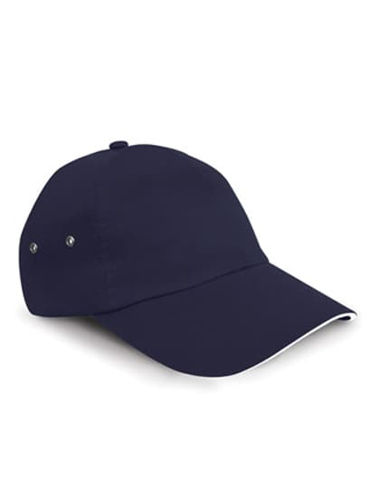 Printers Plush Cotton 5 Panel Cap — Navy