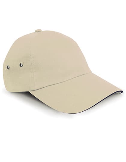 Printers Plush Cotton 5 Panel Cap — Putty