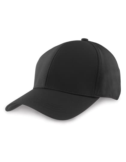 Tech Performance Soft Shell Cap — Black