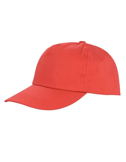 Houston 5-Panel Cap — Red