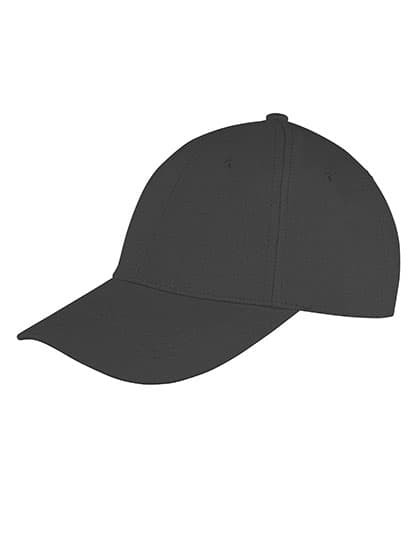 Memphis Brushed Cotton Low Profile Cap — Black