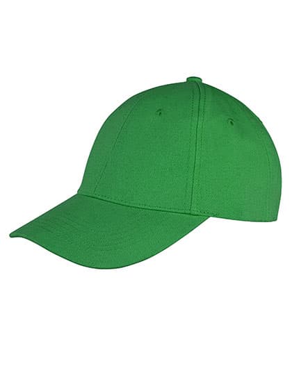 Memphis Brushed Cotton Low Profile Cap — Emerald Green