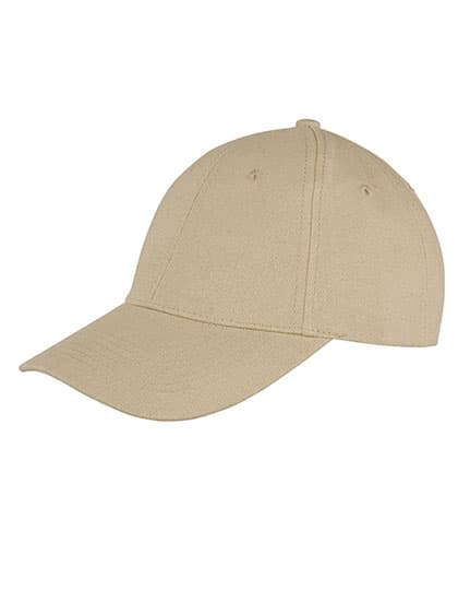 Memphis Brushed Cotton Low Profile Cap — Khaki