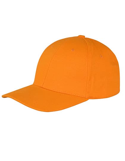 Memphis Brushed Cotton Low Profile Cap — Orange
