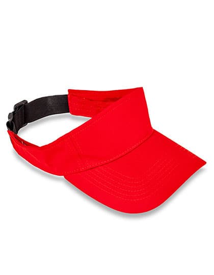 Recycled Sport Visor — Red