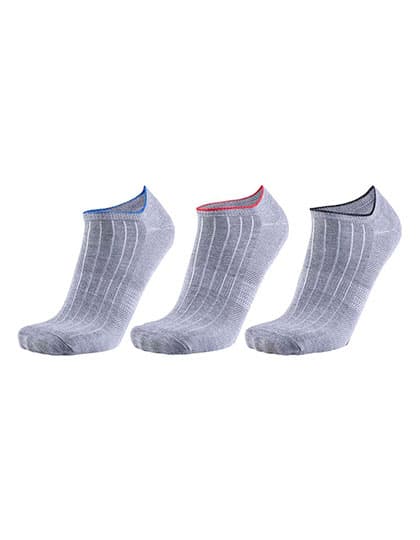 In Liner Ultralight Socks (3 Pair Banderole) — Grey Melange