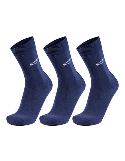 Casual Socks (3 Pair Banderole) — Dark Blue