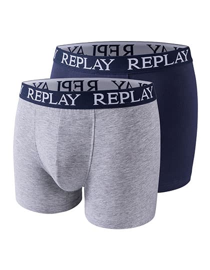 Men´s Boxer Short (2 Pair Box) — Grey Melange